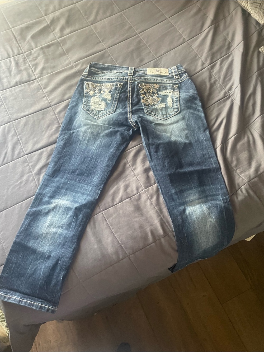 Miss Me Men’s Dark Blue Slim Jeans